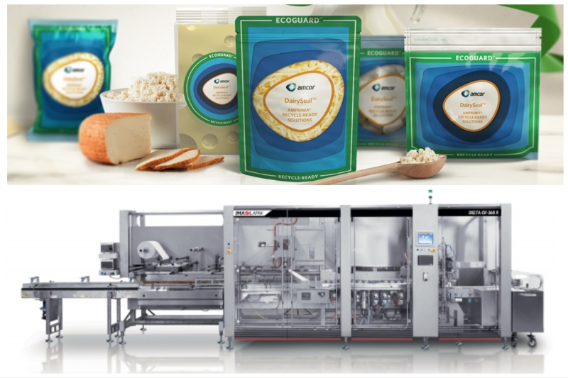 Amcor and IMA Ilapak present adaptable and eco-friendly packaging solutions for dairy at interpack 2023. Amcor, dairy, IMA Ilapak, Interpack 2023, packaging, solutions, sustainable, versatile Food and Beverage Business
