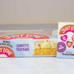 New Confetti Traybake for Allergy Awareness Week launched by Just Love Food Company. Allergy Awareness Week, Confetti Traybake, Just Love Food Company Food and Beverage Business