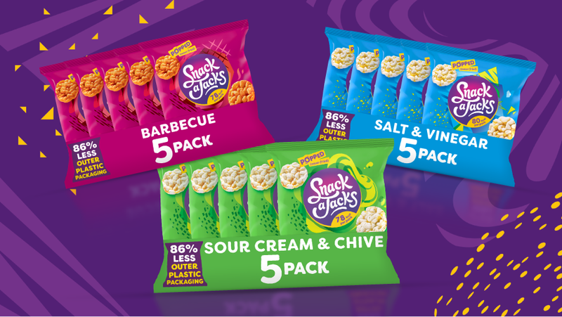 "Snack A Jacks introduces new 'bagless' multipacks with Walkers' trials" bagless, multipacks, NEW, Snack A Jacks, trials, Walkers Food and Beverage Business