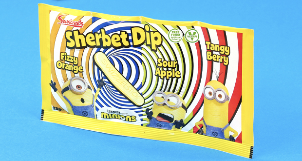 Swizzels introduces a fresh line of Sherbet Dips ignited by Illumination's Minions. Illumination, Minions, Sherbet Dips, Swizzels Food and Beverage Business