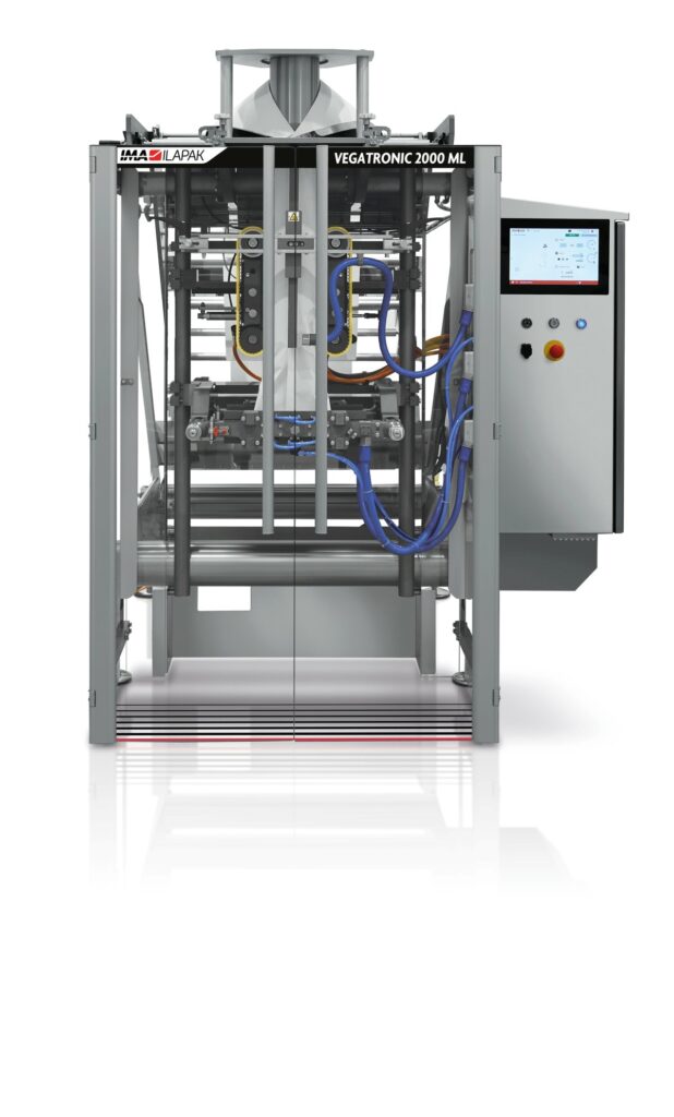 Affordable and Hygienic IMA ILAPAK Vegatronic 2000 ML Takes the Stage at PPMA 2023 events, food and drink packaging, food and drink sustainable packaging, Food packaging, Machinery Food and Beverage Business
