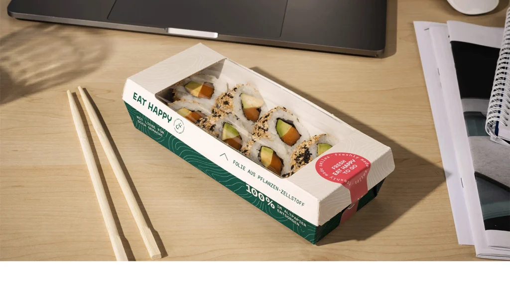 DS Smith partners with Eat Happy to introduce new sustainable sushi packs Food and Beverage Business DS Smith partners with Eat Happy to introduce new sustainable sushi packs "Eat Happy, corrugated cardboard, DS Smith, links, new sushi packs", sustainable packaging Food and Beverage Business DS Smith,Eat Happy,Sustainable Packaging,corrugated cardboard