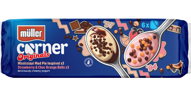 Müller Introduces Retro Trend to the Yogurt Aisle aisle, Introduces, Müller, Retro, trend, Yogurt Food and Beverage Business