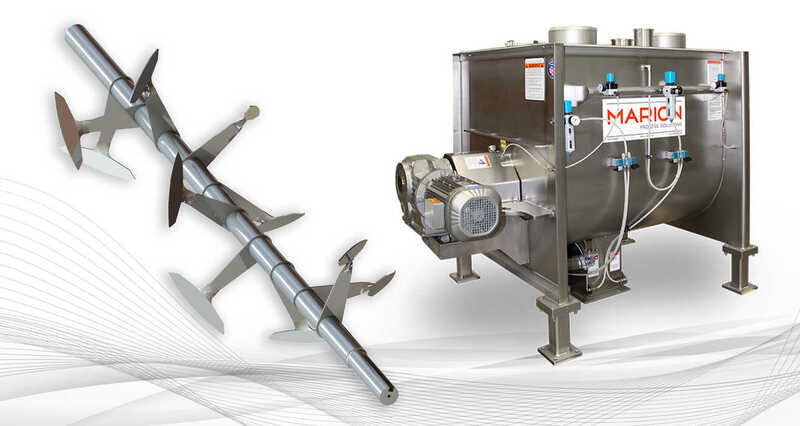 Marion's latest agitator design for horizontal mixers streamlines production timelines horizontal mixers, lead times, Marion, new agitator design Food and Beverage Business