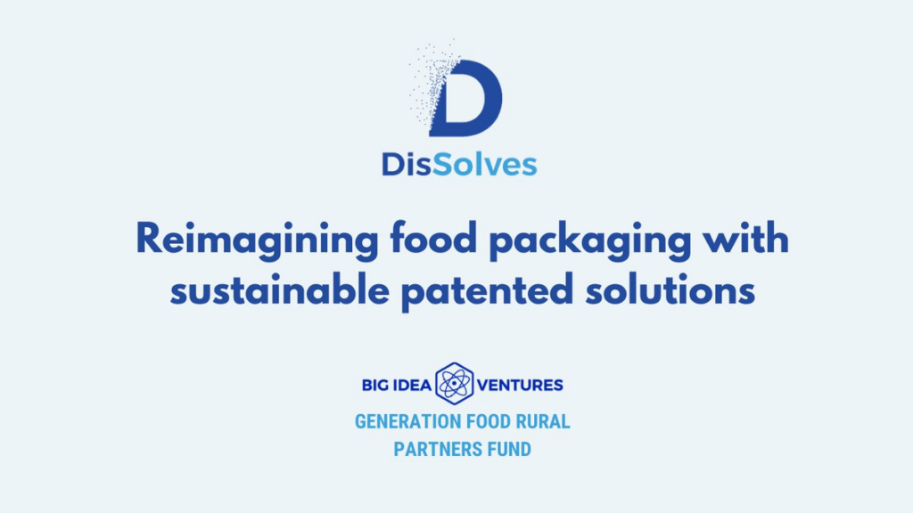 Generation Food Rural Partners Expands Portfolio with Acquisition of DisSolves, Inc. - Revolutionizing Food Packaging with Sustainable Solutions Bio-based, food and drink packaging, food and drink sustainable packaging, Food packaging Food and Beverage Business