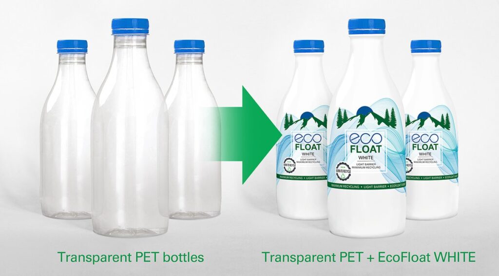 CCL Introduces New EcoFloat WHITE Shrink Sleeves for Light Sensitive Products beverage packaging, food and drink packaging, food and drink sustainable packaging, Food packaging, Recyclability Food and Beverage Business