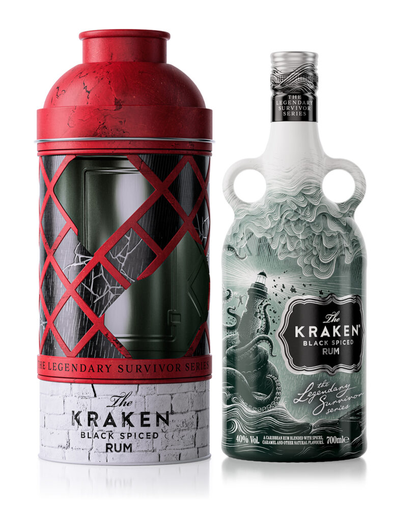 THE KRAKEN RUM LAUNCHES A NEW LIMITED EDITION ILLUSTRATED BOTTLE Food and Beverage Business THE KRAKEN RUM LAUNCHES A NEW LIMITED EDITION ILLUSTRATED BOTTLE Food and Beverage Business