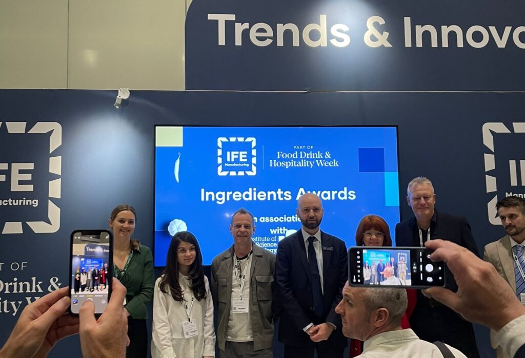 Winners announced for inaugural IFE Manufacturing Ingredients Awards Food and Beverage Business