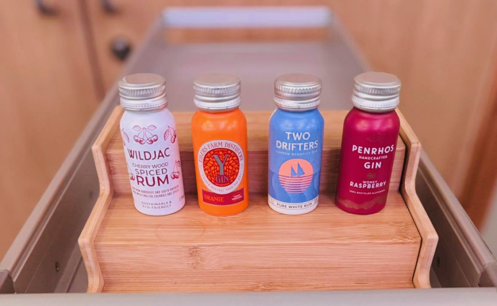 Sustainaholics Teams Up with easyJet to Offer Alumini® Spirits Miniatures Collection at 35,000 Feet Food and Beverage Business Sustainaholics Teams Up with easyJet to Offer Alumini® Spirits Miniatures Collection at 35,000 Feet Aluminium, beverage packaging, food and drink packaging, food and drink sustainable packaging Food and Beverage Business