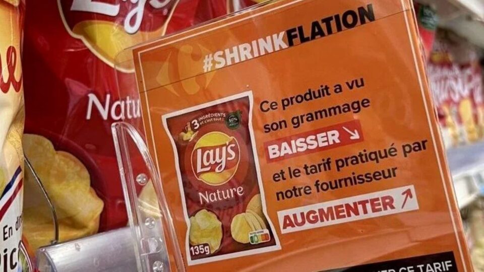 French retailers are required to show information about 'shrinkflation' French, information, Pan-industry, retailers, shrinkflation Food and Beverage Business