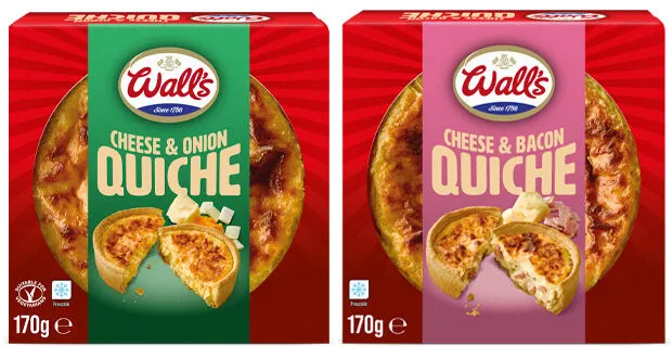 Wall's Pastry introduces its popular brand to the fresh quiche market. big brand, brand, fresh, fresh quiche, Introduces, market, Pastry, popular, quiche, Wall's Pastry, Walls Food and Beverage Business