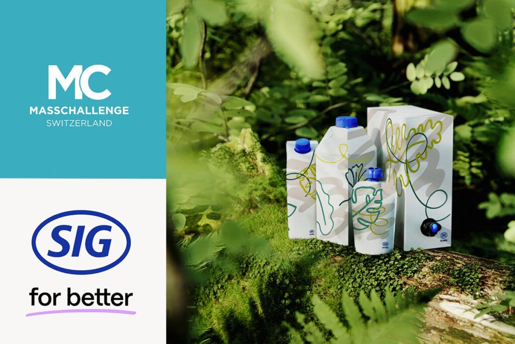 SIG Teams Up with MassChallenge Switzerland to Drive Startup InnovationCollaborative Partnership to Accelerate Future Development with Visionary Founders beverage packaging, circular economy, food and drink packaging, food and drink sustainable packaging, Food packaging, Machinery Food and Beverage Business SIG