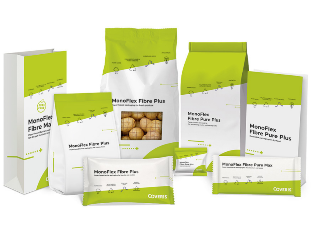 Introducing Coveris' MonoFlex Fibre: A Recyclable Paper-Based Packaging Range Flexible packaging, food and drink packaging, food and drink sustainable packaging, Food packaging, paper, Recyclability, Resource Efficiency Food and Beverage Business