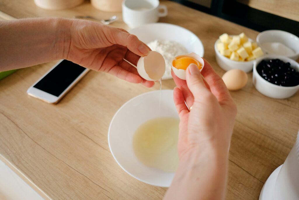 Separating the yolk and white in a plant-based egg alternative proteins, bakery, business, Cereals and bakery preparations, Diet & health, egg, egg alternatives, fava beans, Food Safety & Quality, Innovation & NPD, Market Trends, pea protein, plant-based egg, Prepared foods, Processing and Packaging, Proteins, Science, snacks, Sustainability, Sweet potato, Transparency and supply chain Food and Beverage Business