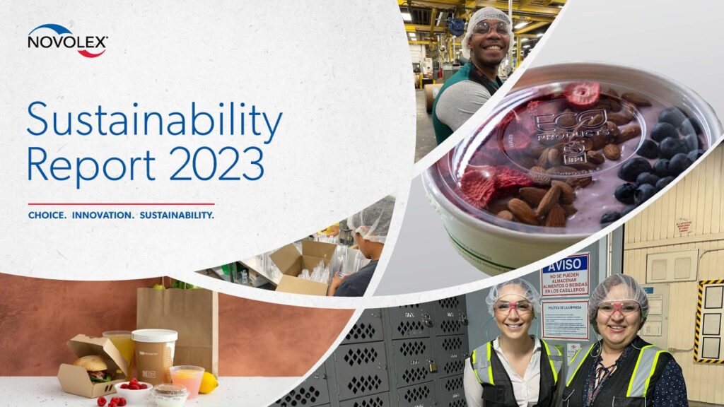 Novolex Unveils Sixth Annual Sustainability Report with a Focus on Environmental Goals and Innovations beverage packaging, food and drink packaging, food and drink sustainable packaging, Food packaging Food and Beverage Business