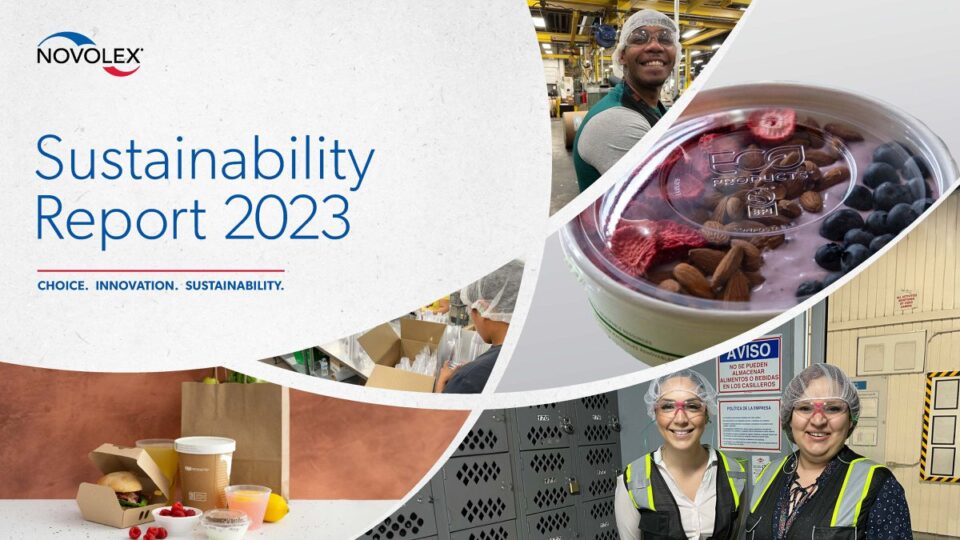 Novolex Unveils Sixth Annual Sustainability Report with a Focus on Environmental Goals and Innovations beverage packaging, food and drink packaging, food and drink sustainable packaging, Food packaging Food and Beverage Business