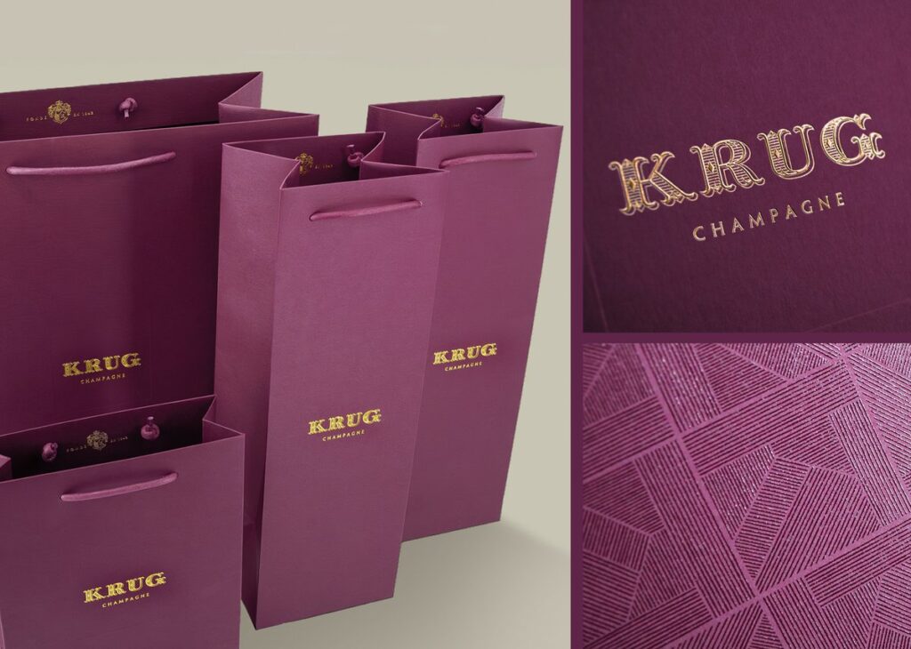 RISSMANN and KRUG Champagne House Team Up for Luxurious Bag Collection Food and Beverage Business RISSMANN and KRUG Champagne House Team Up for Luxurious Bag Collection beverage packaging, food and drink packaging, food and drink sustainable packaging, Recyclability Food and Beverage Business