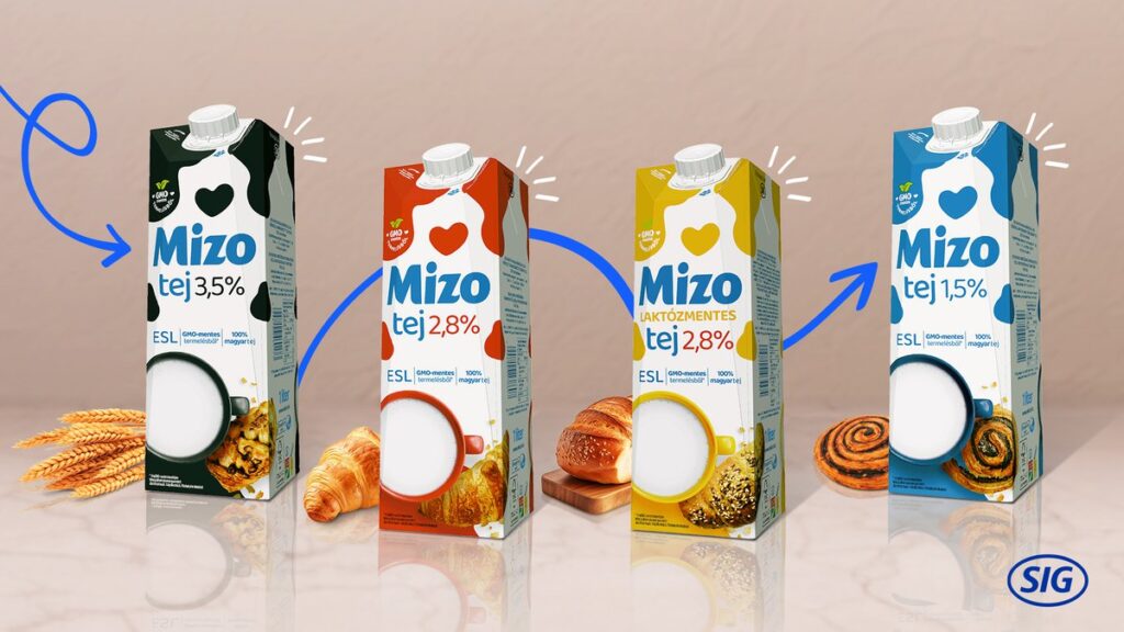 SIG and Sole-Mizo Partner to Launch New Carton Pack Options for Hungarian Dairy Market beverage packaging, Carton, food and drink packaging, food and drink sustainable packaging, Food packaging, Machinery Food and Beverage Business SIG,Sole-Mizo