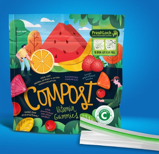 TIPA and Fresh-Lock Team Up to Expand Home Compostable Packaging Market Compostable Packaging, Flexible packaging, food and drink packaging, food and drink sustainable packaging, Food packaging Food and Beverage Business