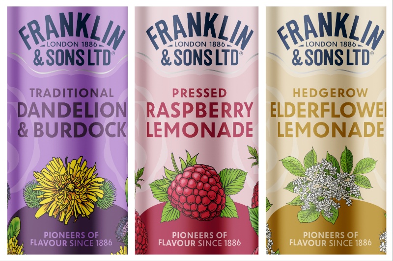 Franklin & Sons introduces soft drinks in an all-new format