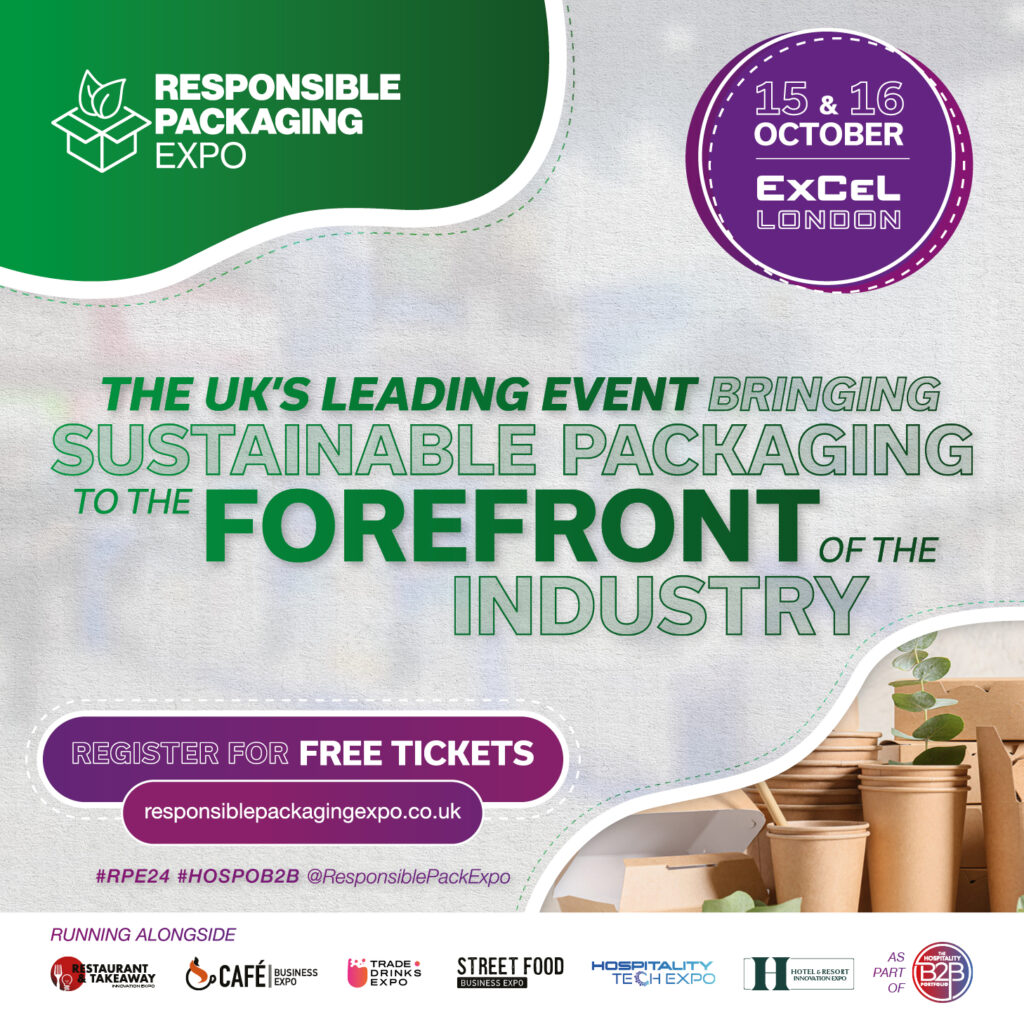 Responsible Packaging Expo 2024 - Europe's Premier Event for Sustainable Hospitality Packaging Returns to ExCeL London Food and Beverage Business