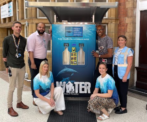 ape2o and Chiltern Railways Collaborate to Introduce ‘Big Ape’ Water Refill Stations at Marylebone Station: A Step Towards a Plastic-Free Future beverage packaging, food and drink packaging, food and drink sustainable packaging, Refillable Food and Beverage Business
