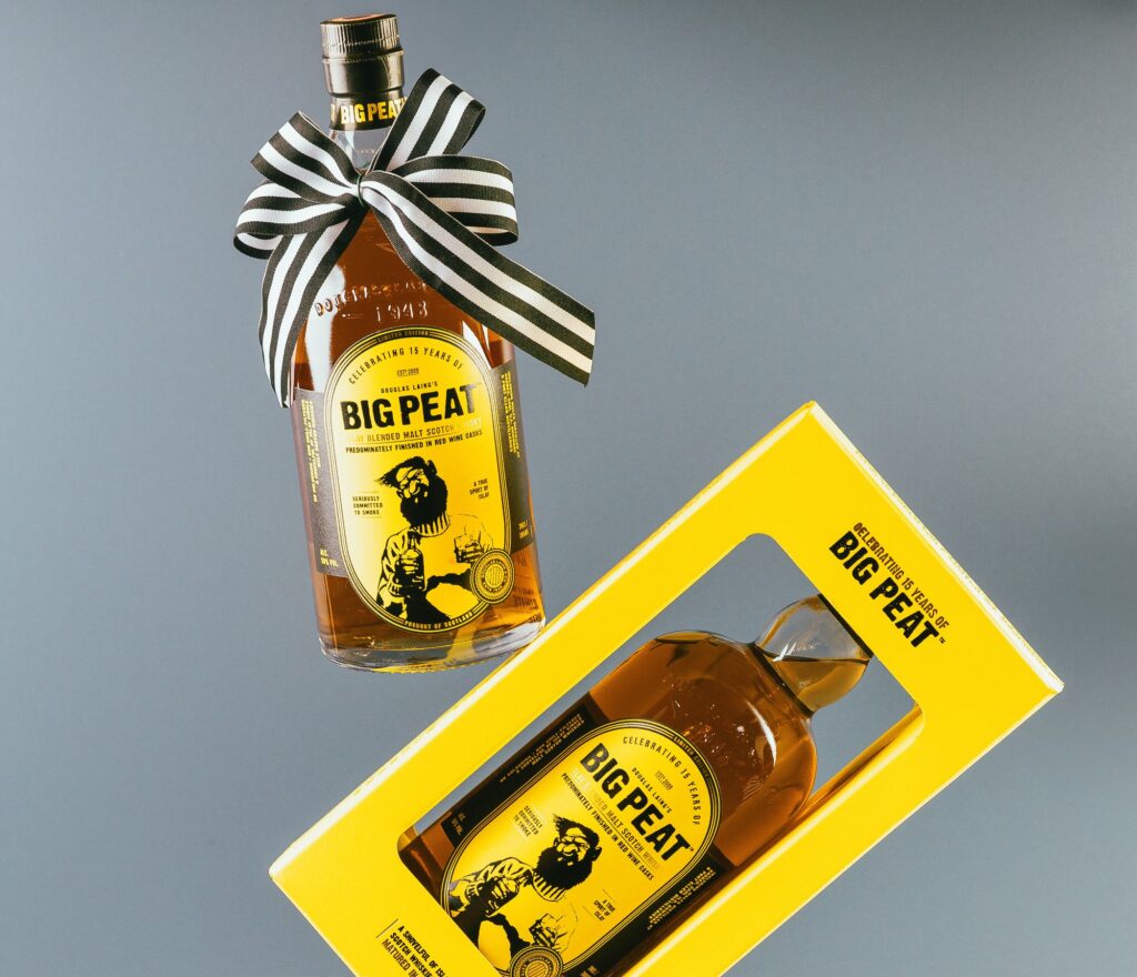 Douglas Laing Introduces Limited-Edition Big Peat Pack Food and Beverage Business Douglas Laing Introduces Limited-Edition Big Peat Pack alcohol, Big Peat, design, design agency, Douglas Laing, Douglas Laing & Co, Limited Edition, new pack, packaging, Promotion, Release, Spirits, Whisky Food and Beverage Business