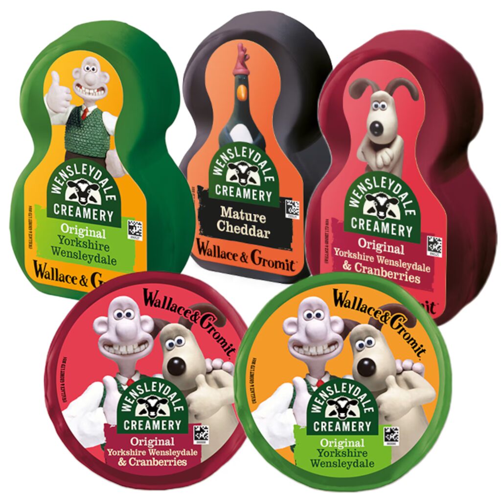 Wensleydale Creamery Partners with Aardman for Wallace & Gromit Cheese Truckles Food and Beverage Business Wensleydale Creamery Partners with Aardman for Wallace & Gromit Cheese Truckles cheese, Here are some tags based on the title you provided: Wallace & Gromit, Lion's Mane mushrooms Food and Beverage Business