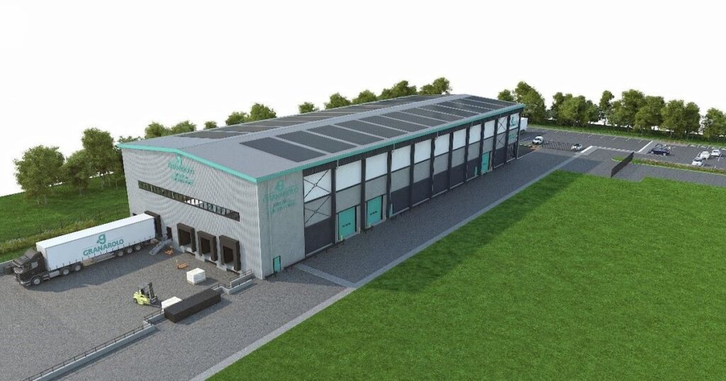 Granarolo UK and Midland Chilled Foods Begin Construction on New Headquarters Business Development, butter, butter curl, close up, color image, construction, copy space, corporate expansion, curl, curling, dairy, detail, extreme close up, Food and Drink, Food Industry, freshness, headquarters, Here are some suggested tags based on the title provided: Granarolo, horizontal, indoors, Midland Chilled Foods, new building, no people, photography, UK, yellow Food and Beverage Business