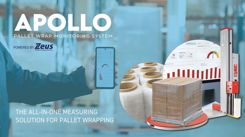 Zeus Enhances Pallet Wrapping with the Apollo Pallet Wrapping System Apollo Pallet Wrapping System, efficiency, Here is a list of comma-separated tags based on the title provided: Zeus, innovation, Logistics, packaging technology, pallet wrapping, supply chain, Transforming Food and Beverage Business