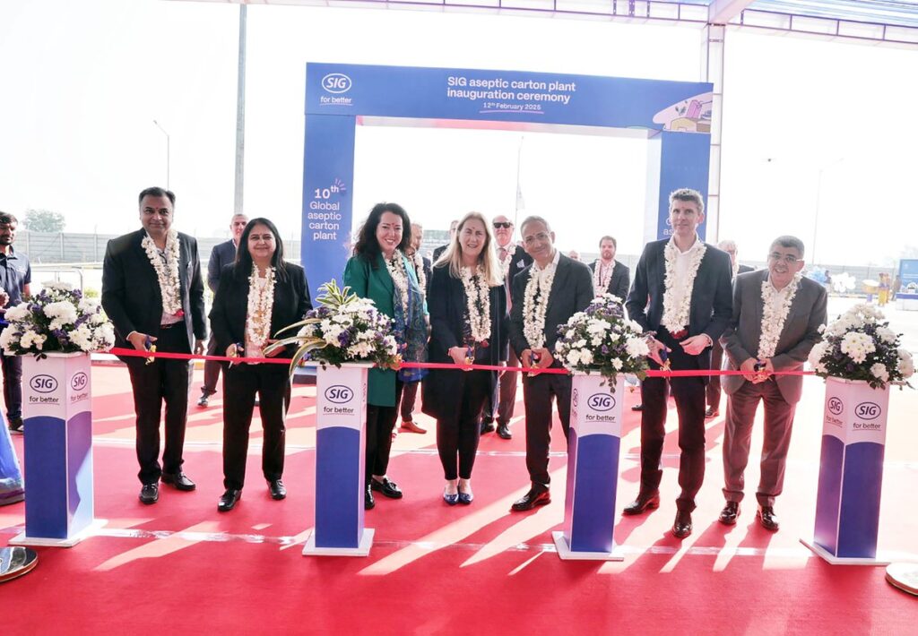 SIG Expands Its Horizons: Inauguration of First Aseptic Carton Plant in India beverage packaging, Carton, food and drink packaging, food and drink sustainable packaging, Food packaging Food and Beverage Business