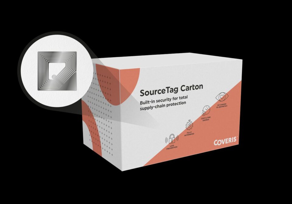 Coveris Introduces SourceTag Security Technology for Cartons to Combat Rising Retail Theft beverage packaging, connected packaging, food and drink packaging, food and drink sustainable packaging, Food packaging, labels Food and Beverage Business
