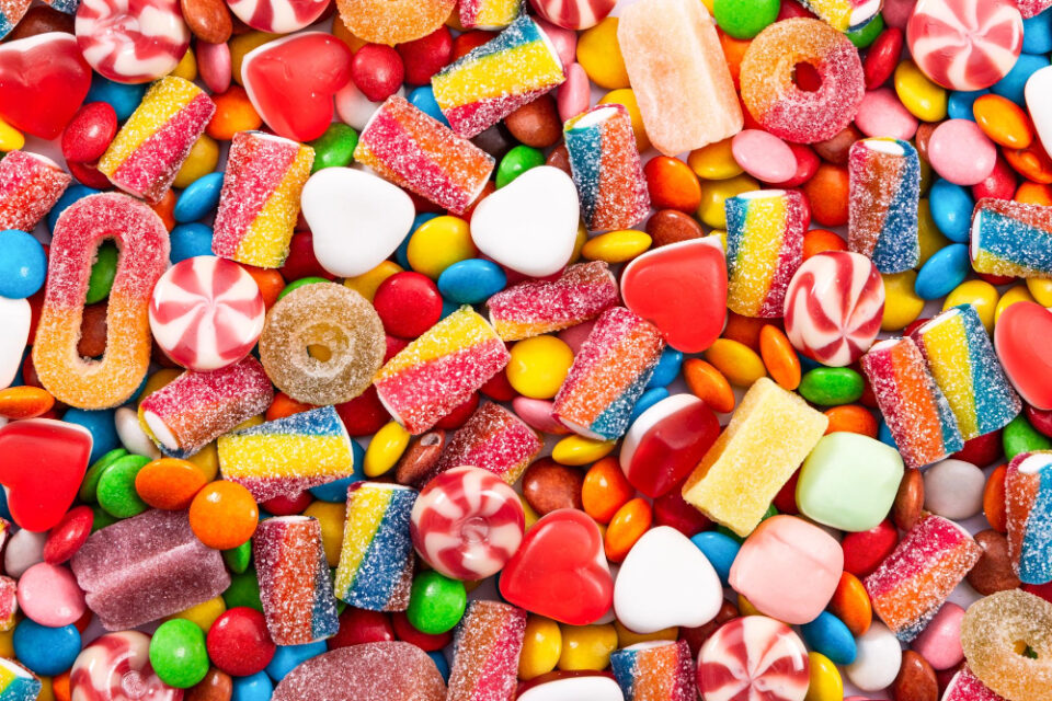 EFSA Confirms Safety of Artificial Sweetener Acesulfame K above, backgrounds, Bright, brightly lit, bubble gum, Candy, childhood, close up, colors, dessert, food, Fruit, Gourmet, green color, group of objects, high angle view, holiday, jellybean, large group of objects, lollipop, Macro, marmalade, multi colored, no people, orange color, Red, sugar, sweet food, textured, textured effect, variation, vibrant color, vitality, yellow Food and Beverage Business