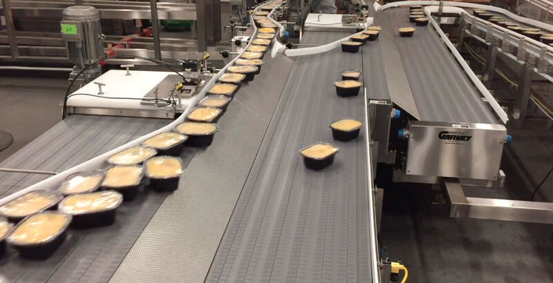Garvey's 3D Infinity Accumulation Table Optimizes Frozen Food Production "frozen food, 3d, Accumulation Table, food processing, Here are some tags derived from the title: Garvey, Infinity, production, streamlining Food and Beverage Business