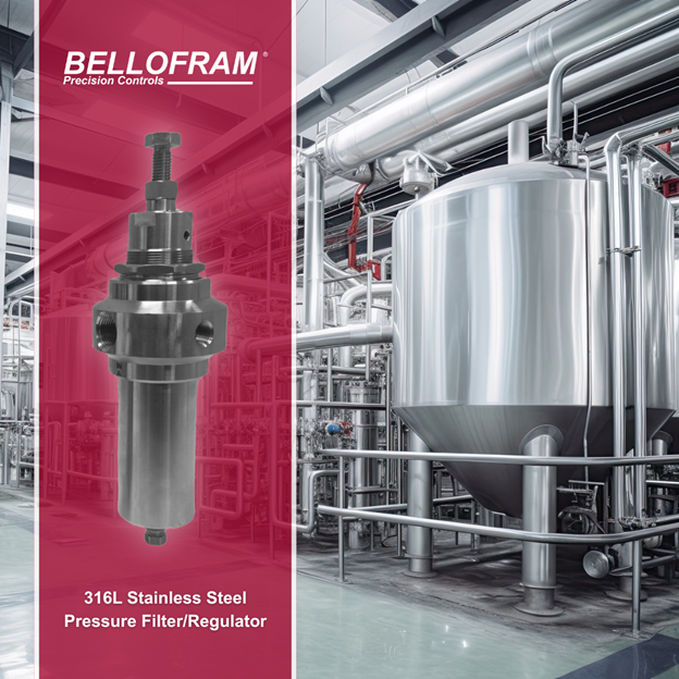 Bellofram Introduces Durable Filter/Regulator for Food & Beverage Applications Food and Beverage Business