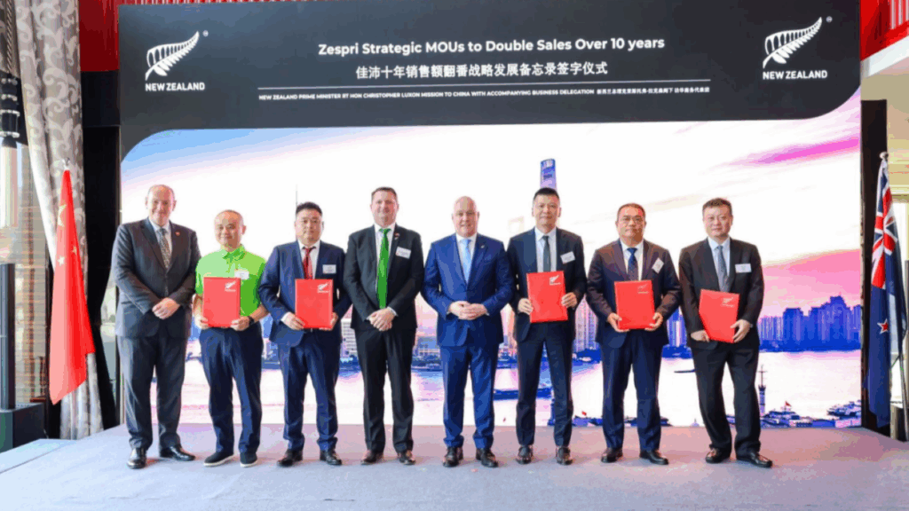 Zespri targets China sales boost with new partnerships 