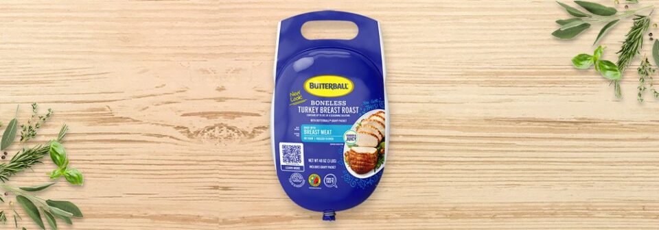 Amcor Unveils Innovative Eco-Friendly Shrink Bag for Turkey Packaging Flexible packaging, food and drink packaging, food and drink sustainable packaging, Food packaging, Resource Efficiency Food and Beverage Business