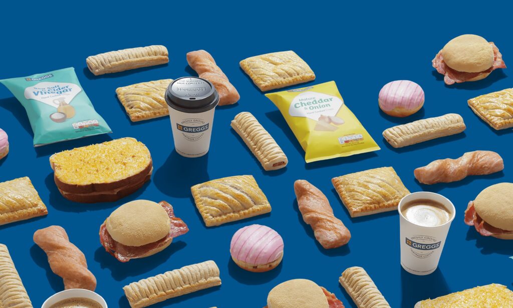 Greggs Appoints Non-Executive Director Amid Declining Profits in H1 backgrounds, Baking, british culture, business news, chicken pie, cooked, cornish pasty, Corporate Governance, crowded, Cultures, financial results, fluffy, food, freshness, Gourmet, gravy, Greggs, H1, heat - temperature, lattice, Lunch, Meal, meat, meat pie, no people, non-exec director, package, Pastry, pastry crust, plate, profits fall, rectangle, refreshment, rustic, savory food, slice, Snack, steak, steak and kidney pie, table, take out food, UK food industry, White, whole, wood - material Food and Beverage Business