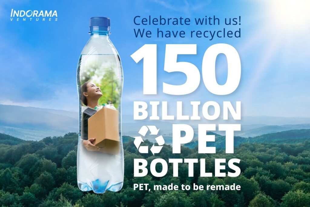 Indorama Ventures Achieves Milestone: 150 Billion PET Bottles Recycled, Promoting Global Circular Economy Food and Beverage Business Indorama Ventures Achieves Milestone: 150 Billion PET Bottles Recycled, Promoting Global Circular Economy beverage packaging, food and drink packaging, food and drink sustainable packaging, plastic, Recyclability Food and Beverage Business