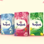 BrandMe updates the packaging for Thompson's Fruit and Herbal Teas. BrandMe, Fruit Teas, Herbal Teas, new pack, packaging, revamp, Tea, Thompson’s Food and Beverage Business