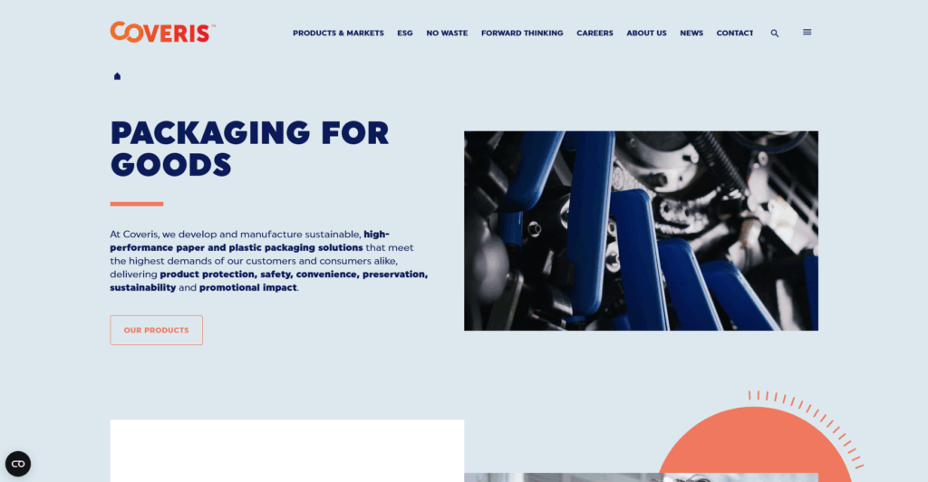 Coveris Unveils New Interactive Website Coveris, innovation, interactive website, launch, online presence, technology, web development Food and Beverage Business