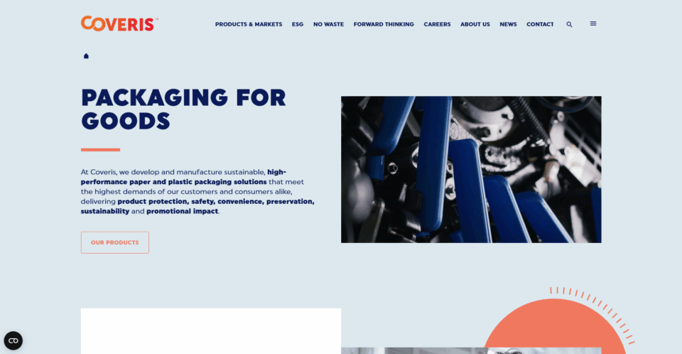 Coveris Unveils New Interactive Website Coveris, innovation, interactive website, launch, online presence, technology, web development Food and Beverage Business