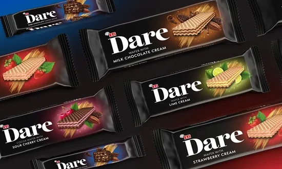 Slice Design creates innovative packaging for Dare snacks. Branding, creative design, Dare snacks, design, food, new pac, packaging, slice design, snacks Food and Beverage Business