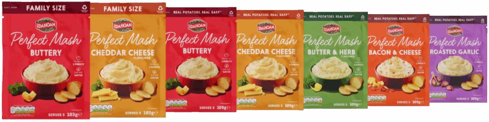 Idahoan Unveils 100% Recyclable Paper Pouches for Perfect Mash, Advancing Sustainability Initiative food and drink packaging, food and drink sustainable packaging, Food packaging, paper, Recyclability Food and Beverage Business