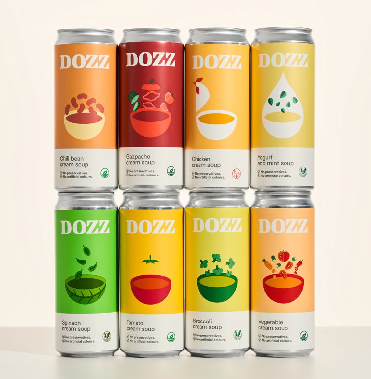 DOZZ Launches First Chilled Ready-to-Drink Soup in Recyclable Cans for UK Food-to-Go Market beverage packaging, food and drink packaging, food and drink sustainable packaging, Food packaging, Recyclability Food and Beverage Business