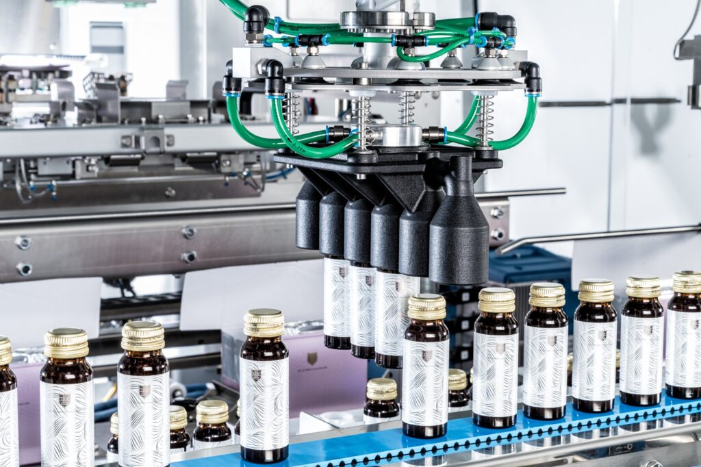 Robot-based bottle packaging Food and Beverage Business