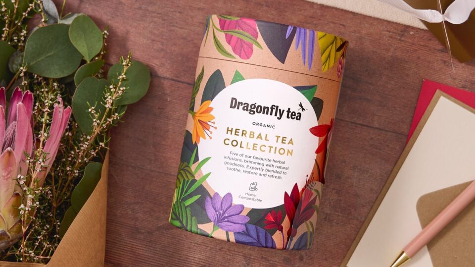 Dragonfly Tea Unveils Exciting New Herbal Tea Collection for Gifting beverage packaging, food and drink packaging, food and drink sustainable packaging, Food packaging, Recyclability Food and Beverage Business