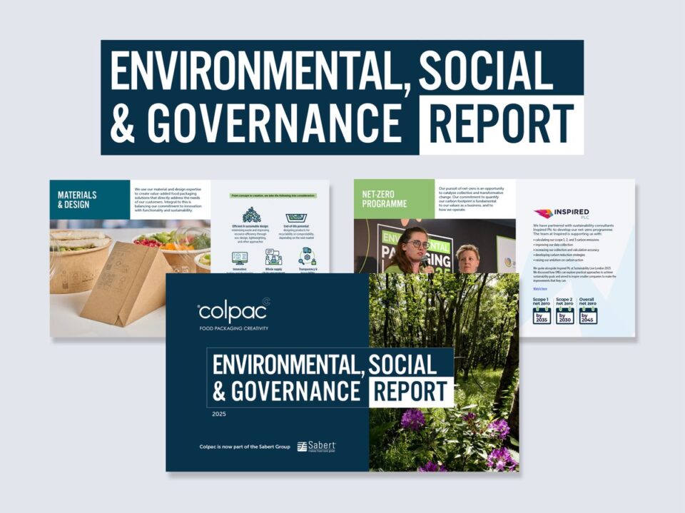 Colpac Unveils 2025 ESG Report: Showcasing Net-Zero Achievements and Industry Leadership EPR, ESG, food and drink packaging, food and drink sustainable packaging, Food packaging Food and Beverage Business
