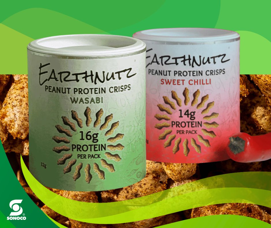 Earthnutz Introduces High-Protein Peanut Crisp Line in 95% Recyclable Paper Can, Pioneering Nutrition and Sustainability from a Family's Allergy Experience food and drink packaging, food and drink sustainable packaging, Food packaging, paper, Recyclability Food and Beverage Business
