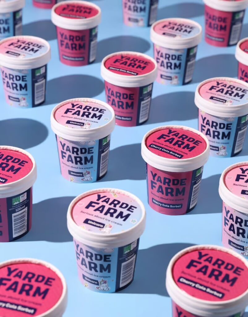 Yarde Farm Introduces Industrially Compostable Mini Ice Cream Tubs compostable, dairy products, eco-friendly, environmental impact, Food Industry, Here are some tags based on the title: Yarde Farm, ice cream, innovation, mini tubs, sustainable packaging Food and Beverage Business